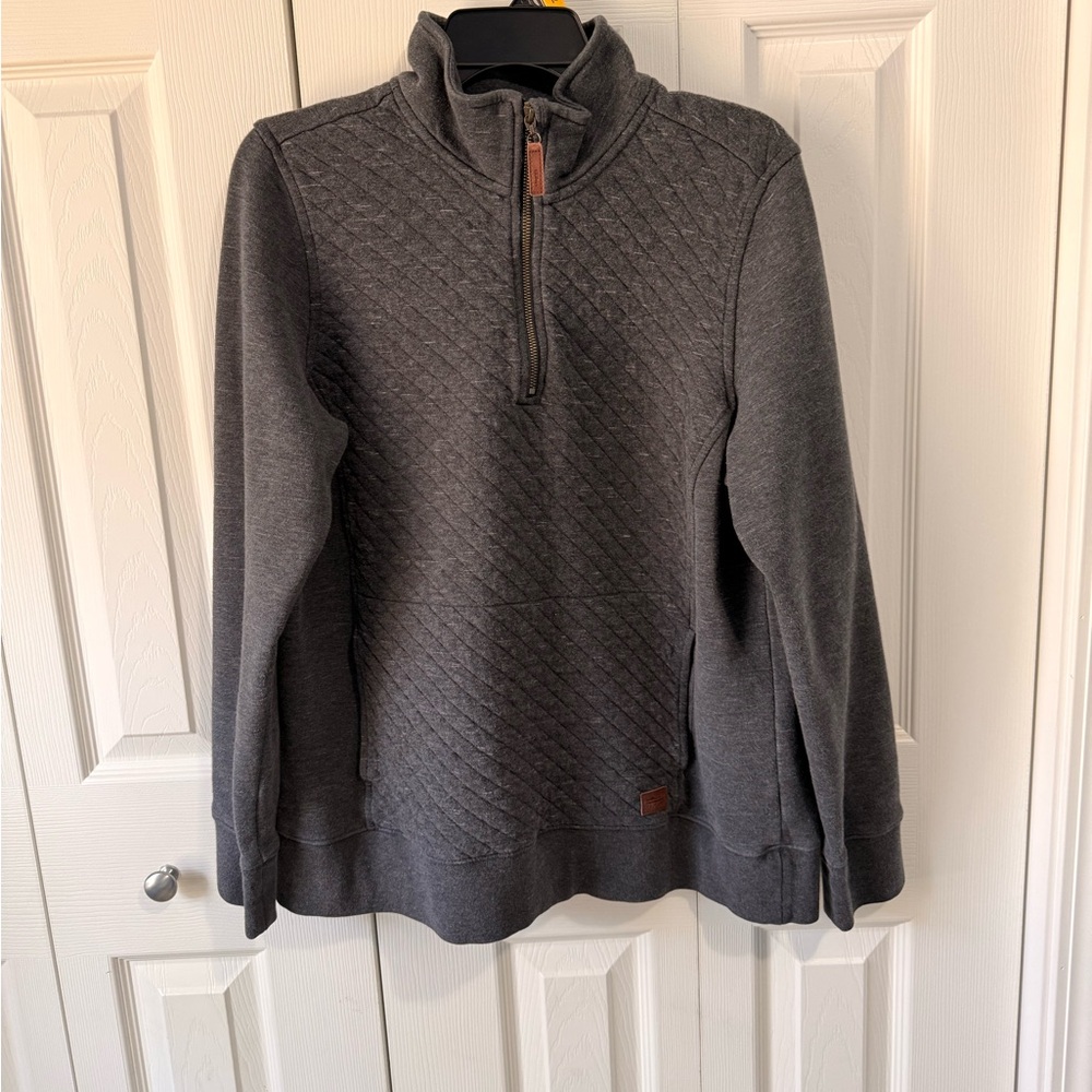 Women’s L.L. Bean Quilted Quarter Zip Pullover